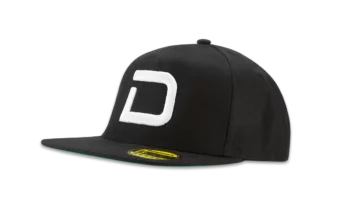 Decksaver Black Snapback Cap front